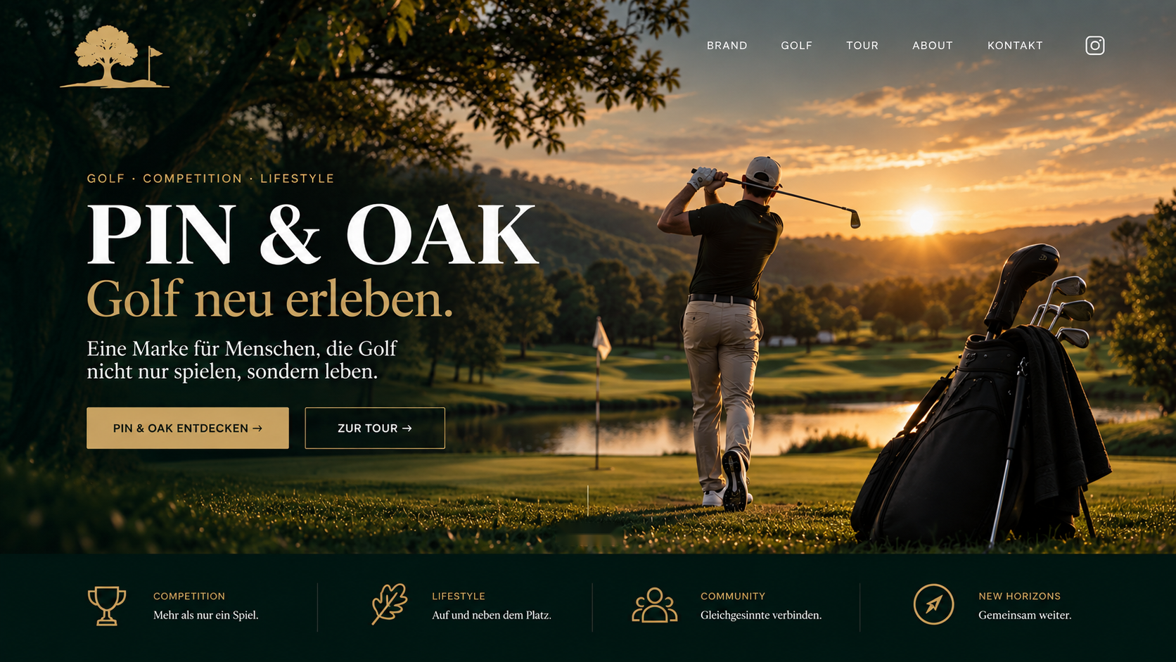 PIN & OAK – Golf, Competition, Lifestyle